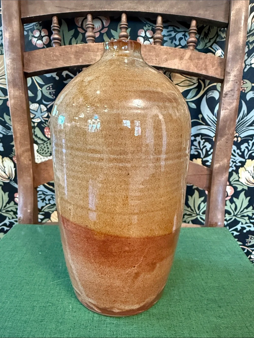 Glazed Stoneware Pottery Vase
